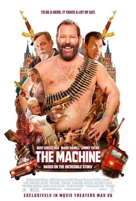 THE MACHINE. 2023. |. Comedy. , Action. Bert Kreischer rose to fame as a stand-up comedian known as The Machine, and in his signature set he recounts his true experience with Russian mobsters while on a booze …
